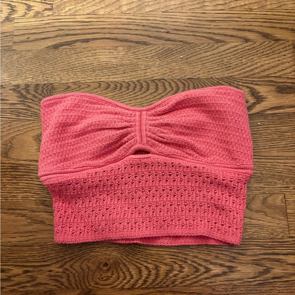 American Eagle Outfitters Pink Knit Top